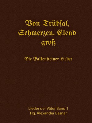 cover image of Von Trübsal, Schmerzen, Elend groß